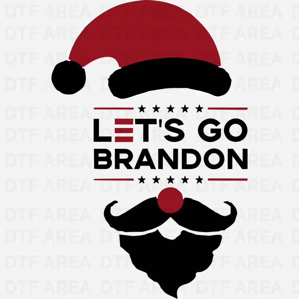 Let's Go Brandon Christmas Sweatshirt, Funny Biden Sweater DTF Transfer Ready To Press