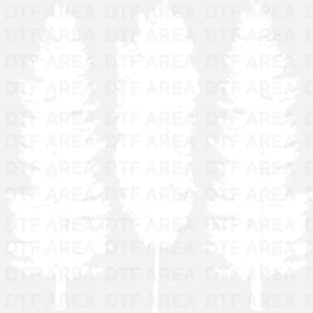 Pine Tree DTF Transfer Ready To Press