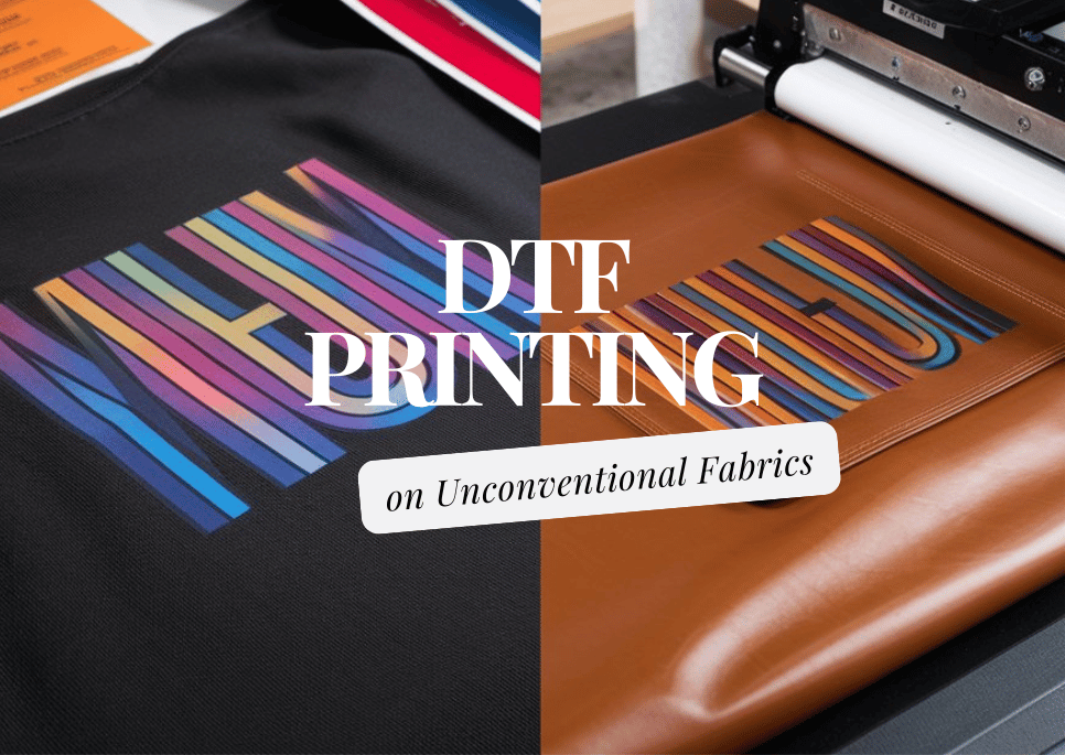 DTF Printing on Unconventional Fabrics: Denim, Nylon, and Leather