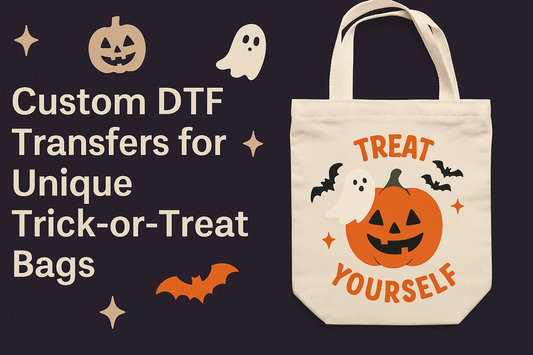 Custom DTF Transfers: Elevate Your Halloween Trick-or-Treat Bags