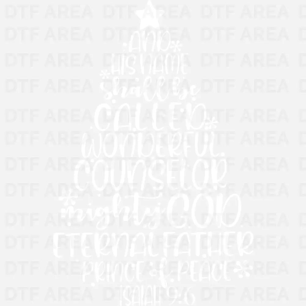 Christmas Bible Shirt With Bible Quote DTF Transfer Ready To Press