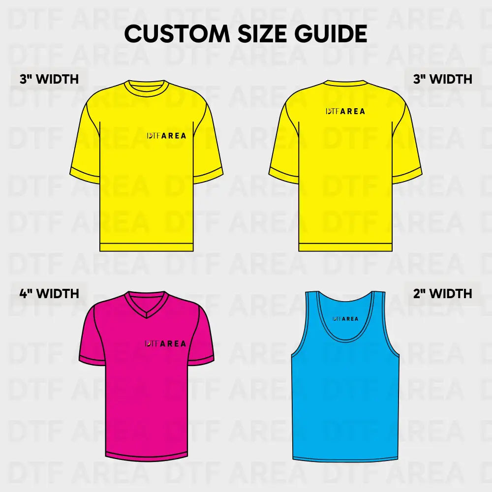 DTF Transfers by Size