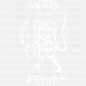 Merry Krampus Christmas Shirt DTF Transfer Ready To Press