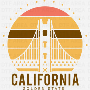 Retro California Shirt DTF Transfer Ready To Press